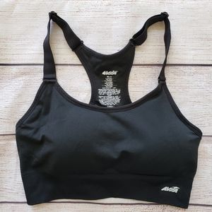 Avia Black Racerback Full Support Bra Juniors XL